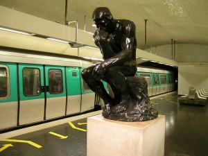 Il pensatore in métro - Varenne