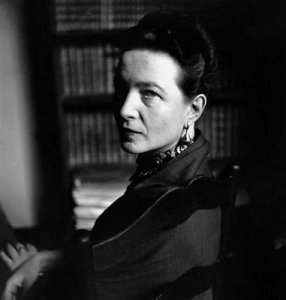 Elliott Erwitt, Simone de Beauvoir, 1952