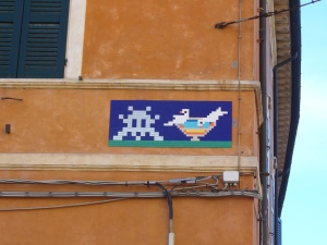 Invader, The Strange Encounter, Ravenna, via Rasponi, 2015